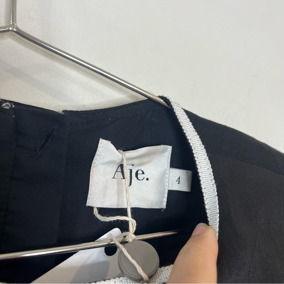 Aje Gracious cutout black ivory maxi dress size AUS 4 (US 0) NEW! New with tags! - Picture 9 of 16